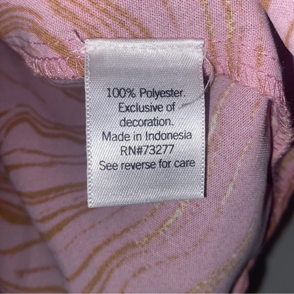 NINE WEST Mauve, Cream, and Brown Top - Size XL - Picture 3 of 6